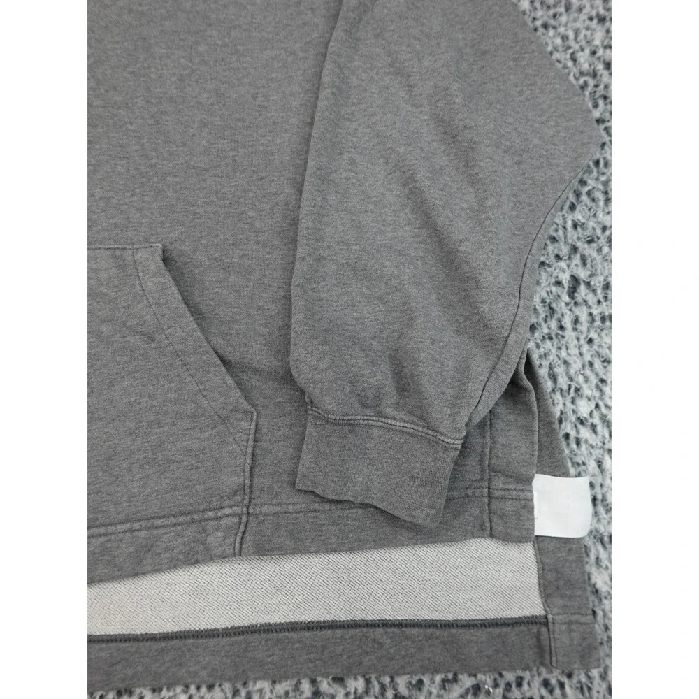 Nike Hoodie Women 3X Grey French Terry‎ High-Low Split Hem CT6681-071